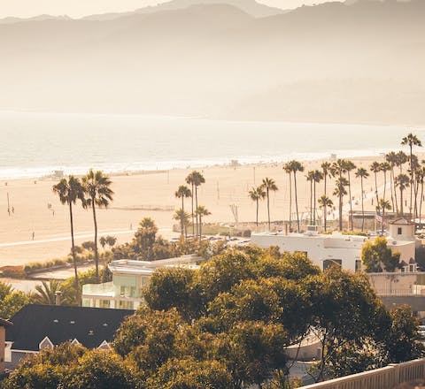 Drive just twenty minutes to Santa Monica