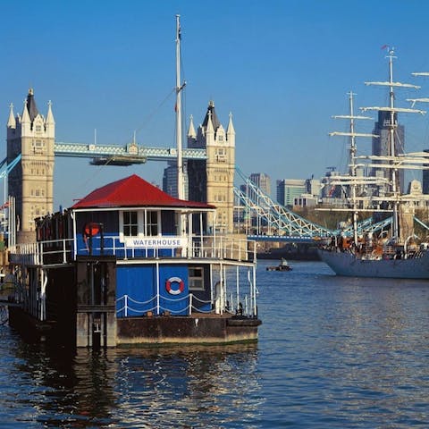 Take in unrivalled views of Tower Bridge