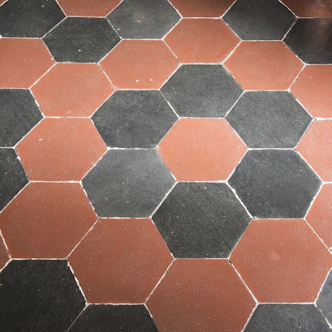 Original octagonal tiles