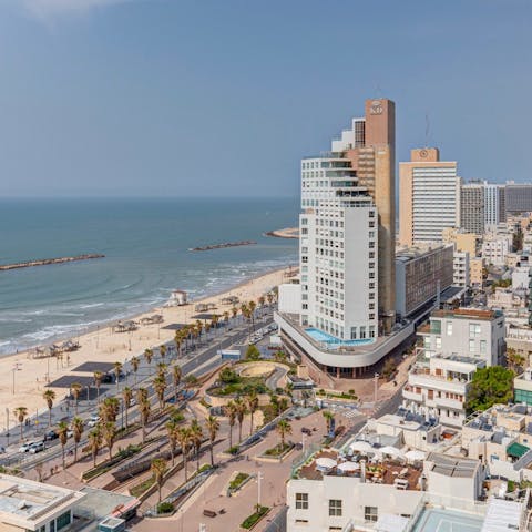 Gorgeous views of the sea and city
