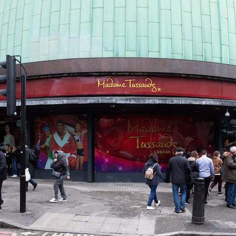 Walk to Madame Tussauds in eleven minutes