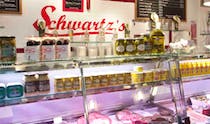 Try Schwartz Deli's gourmet burgers