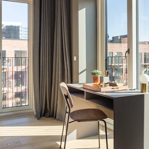 Find a corner to call your own for a contemplative moment or to read a book by the ample natural light that floods every room