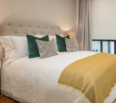 Tasteful soft furnishings