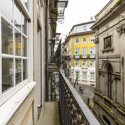 Soak up life on the typically Baixa streets below