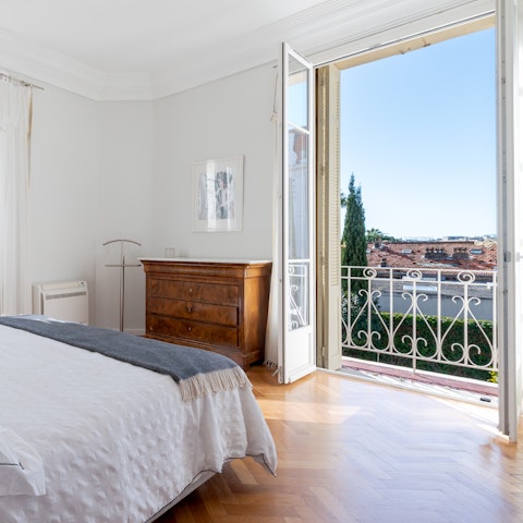 Wake up to Riviera views from the master bedroom