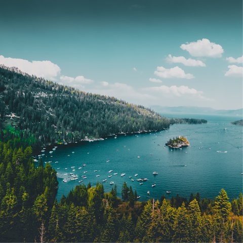 Explore the nearby Lake Tahoe hiking trails