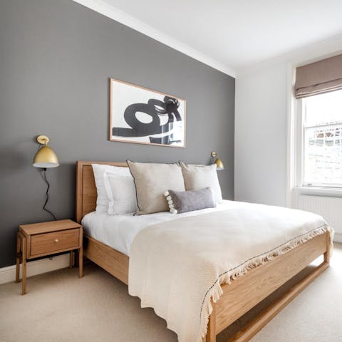 well presented master bedroom
