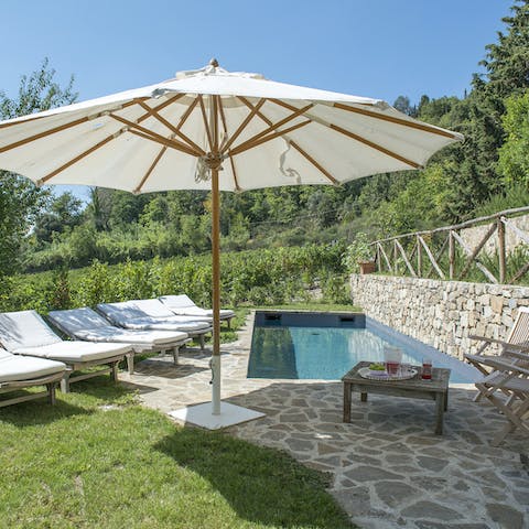 Cool off with regular dips in the pool