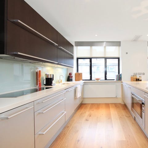A high-quality kitchen