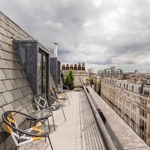 This stunning view of Great Portland Street