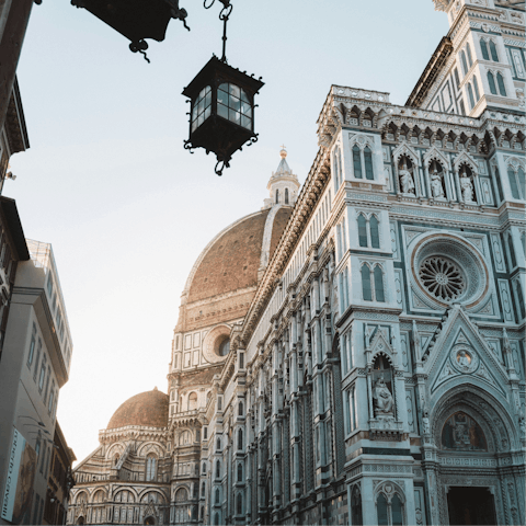 Wind your way through the centre to the Cathedral