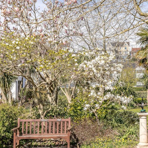 Relax with a book in the picturesque parks