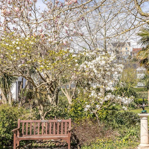 Relax with a book in the picturesque parks