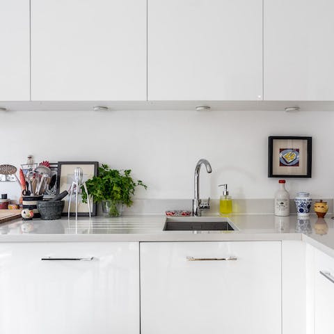 modern well-equipped kitchen