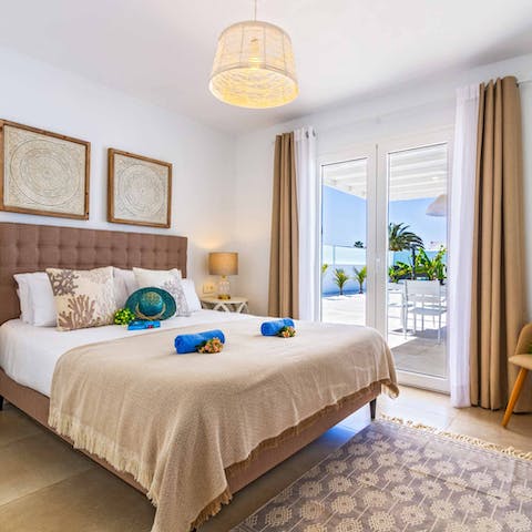 Roll out of bed and step right out into the sunshine in the morning