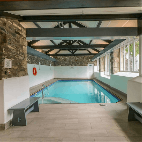 Book in for a splash about the estate's shared pool – just a ten-minute drive away