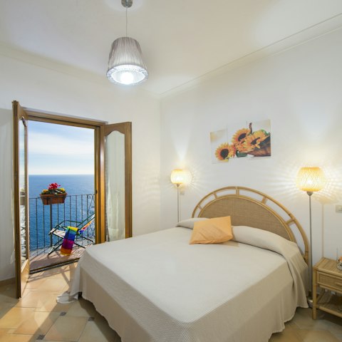 Wake up to sea views in the main bedroom
