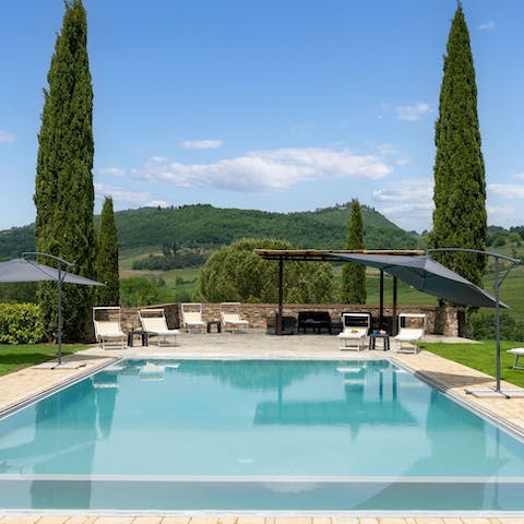 Find peace and relaxation while lounging by the pool