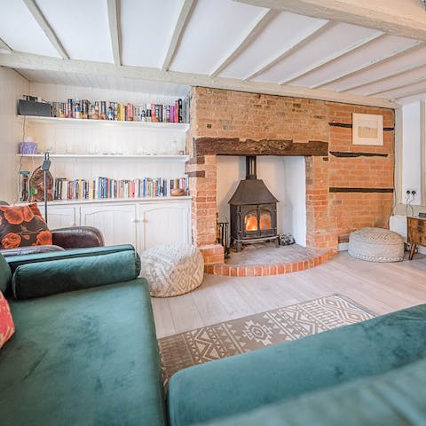 Enjoy the warmth and comfort of the cosy living room