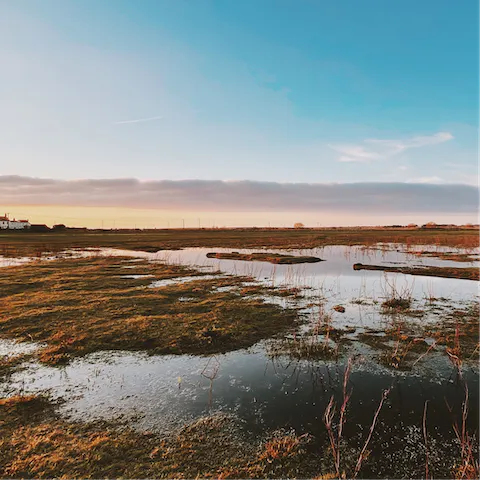 Embrace fresh air and beautiful views whilst exploring the Suffolk countryside