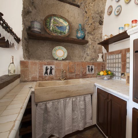 Cook up traditional Italian food in the nonna-style kitchen