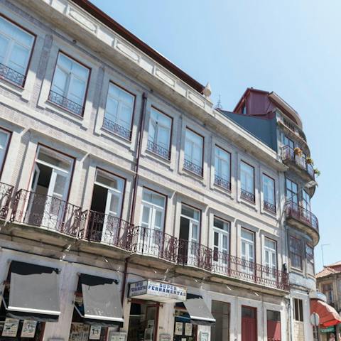 Check in at this charming period building