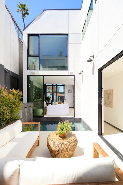 Cool off in the sun-soaked courtyard plunge pool