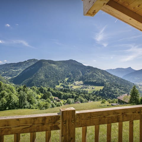 Be inspired by the beautiful views from the balcony