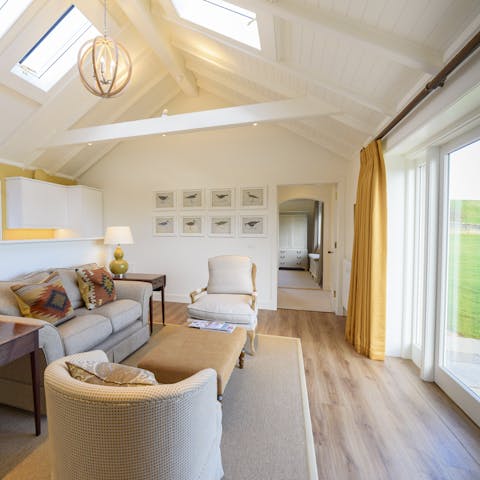 Admire the light-filled modern extension