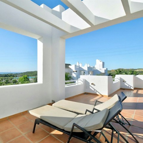 Soak up the Spanish sun from the privacy of the rooftop terrace