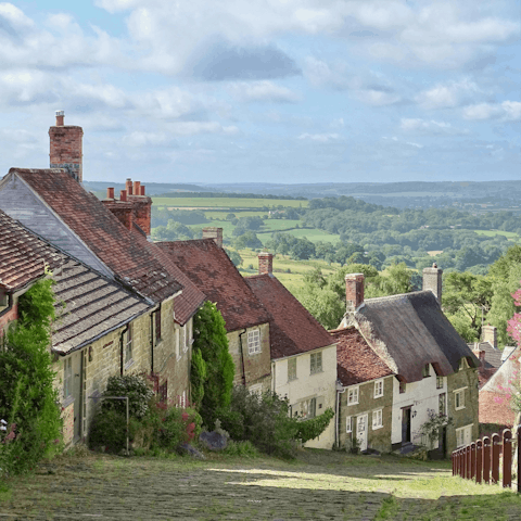 Spend the day in Shaftesbury, a short drive away
