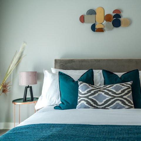 Bank a good night's sleep in the surprisingly quiet bedroom