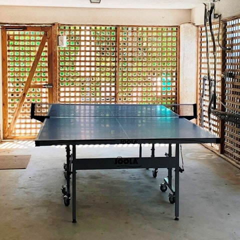Get the games going with a round of ping pong