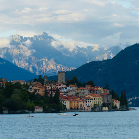 Visit the pretty town of Menaggio, just ten minutes away by car