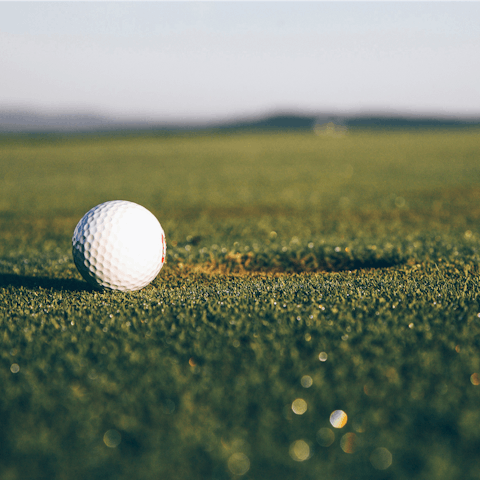 Play a round of golf on the resort's course