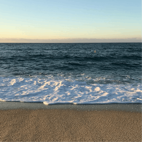 Spend the morning at Platanias Beach, just three-kilometres away