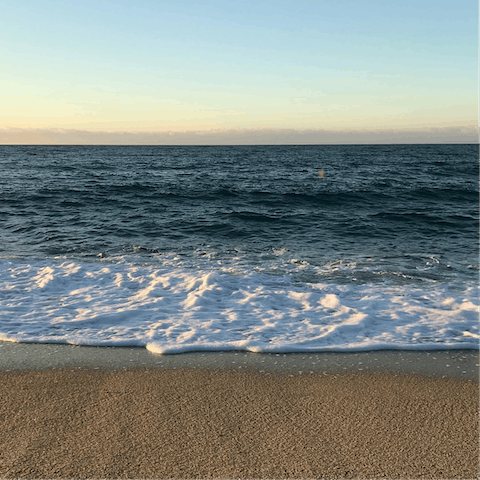 Spend the morning at Platanias Beach, just three-kilometres away