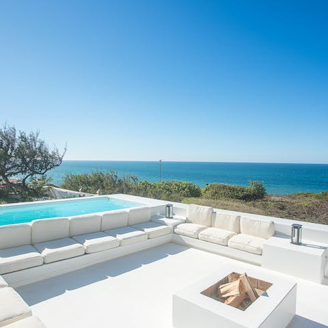 Feel a wonderful sense of wellbeing whilst relaxing in the pool