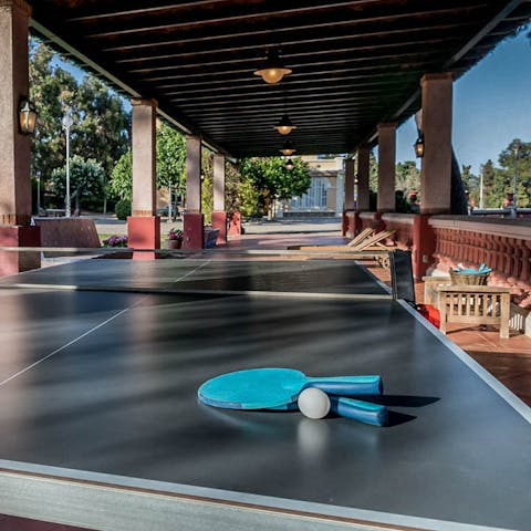 Organise a ping pong tournament