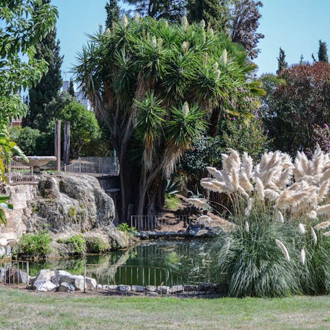 Explore the beautiful grounds