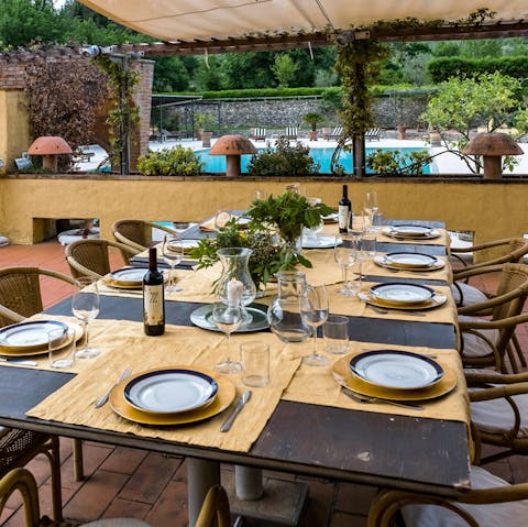 Dine alfresco on delicious home-cooked panzanella