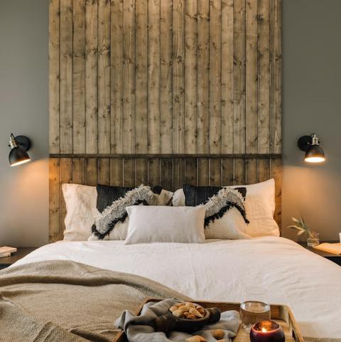 Get cosy in the stylish bedrooms after exploring Lisbon