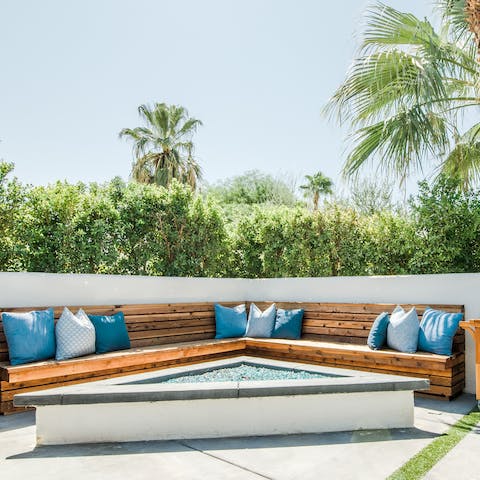 Make memories around the fire pit