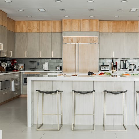 Have your machine-made morning coffee at the breakfast table