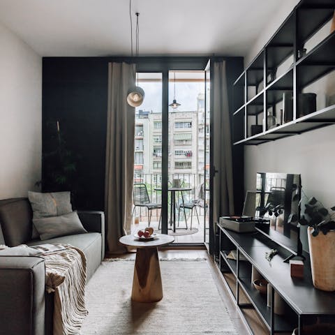 Kick your feet up in the living room or chill out on the balcony