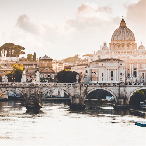 Stay under a five-minute stroll from Rome’s Pantheon