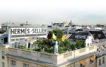 Luxury shopping at Hermès