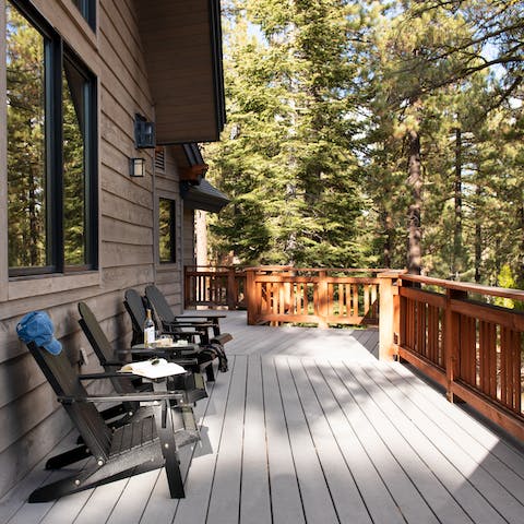 Enjoy drinks with a helping of fresh air and a scenic view
