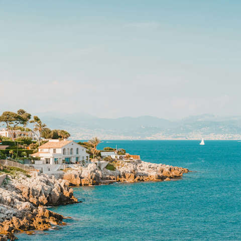 Take a half hour drive to the beautiful resort town of Antibes